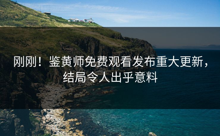 刚刚！鉴黄师免费观看发布重大更新，结局令人出乎意料